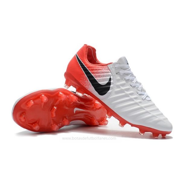 Nike Tiempo Legend Elite FG Blanco Rojo